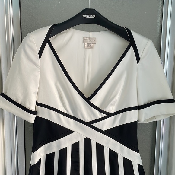 Karen Millen black and white dress - Picture 4 of 14